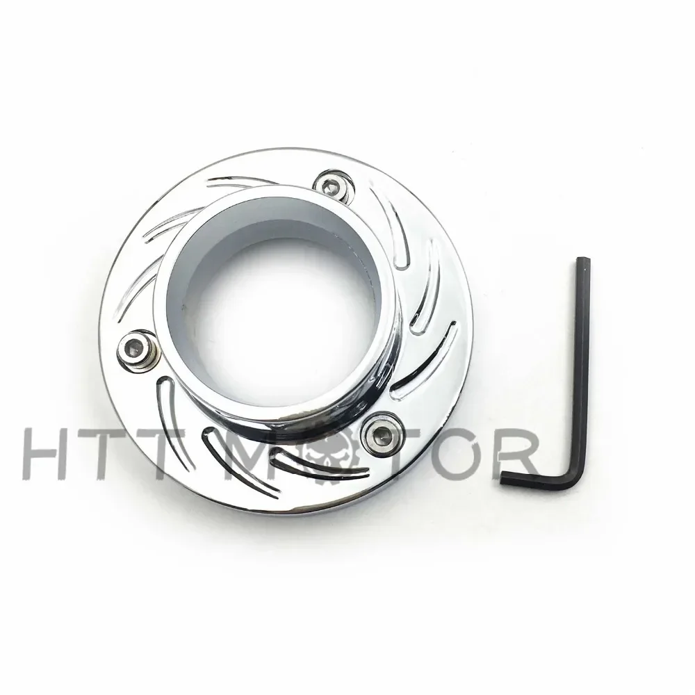 Motorcyle Exhaust Outlet Power Tip Pipe for Artic Cat DVX400，Kawasaki KFX400，Suzuki LTZ400 with Stock Exhaust System thumbnail 3