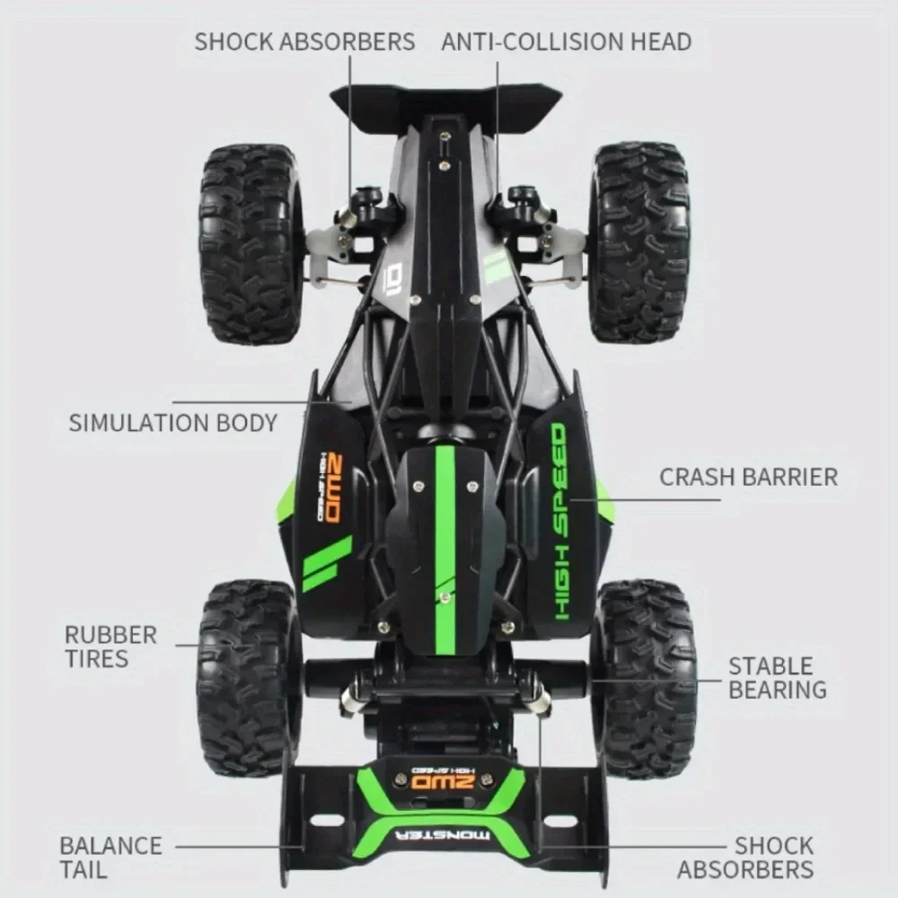 RC Drifting Car Racing  High Speed 15KM/H Radio Control Model 2.4G Drift Race Vehicle for Boys Girl Gifts thumbnail 3