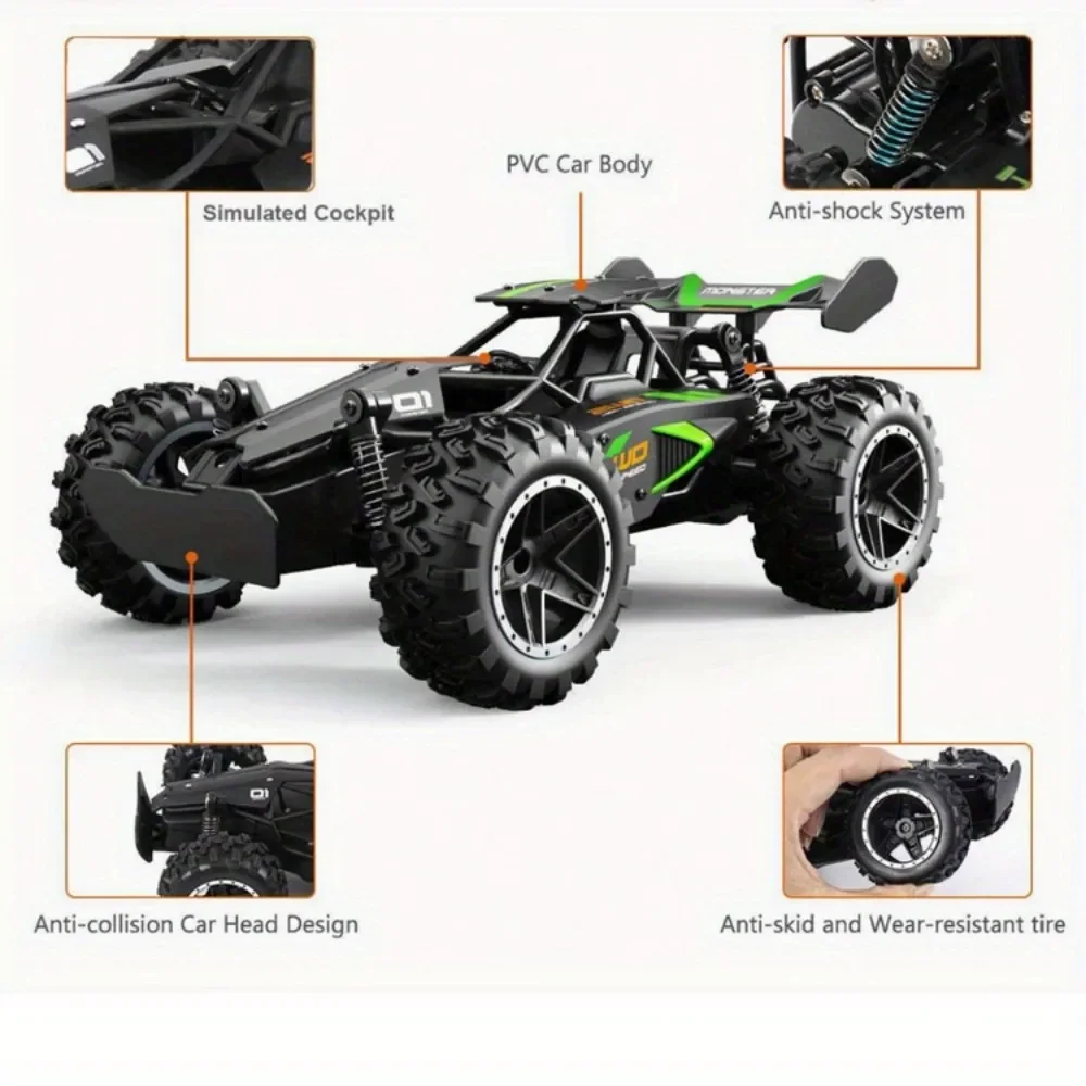 RC Drifting Car Racing  High Speed 15KM/H Radio Control Model 2.4G Drift Race Vehicle for Boys Girl Gifts thumbnail 4