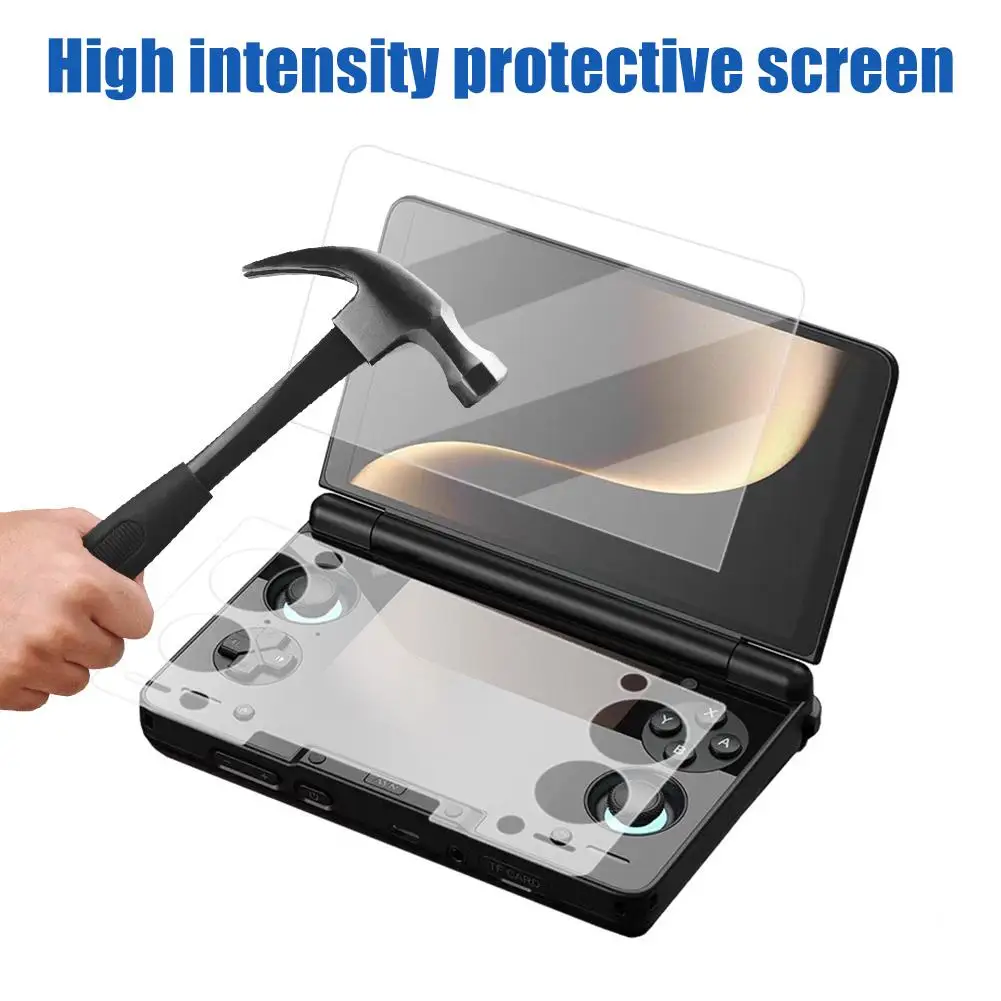 For AYN THOR Tempered Glass Screen Protector Scratch-resistant Film Dual Screen HD Glass Screen Protector Game Accessories thumbnail 5