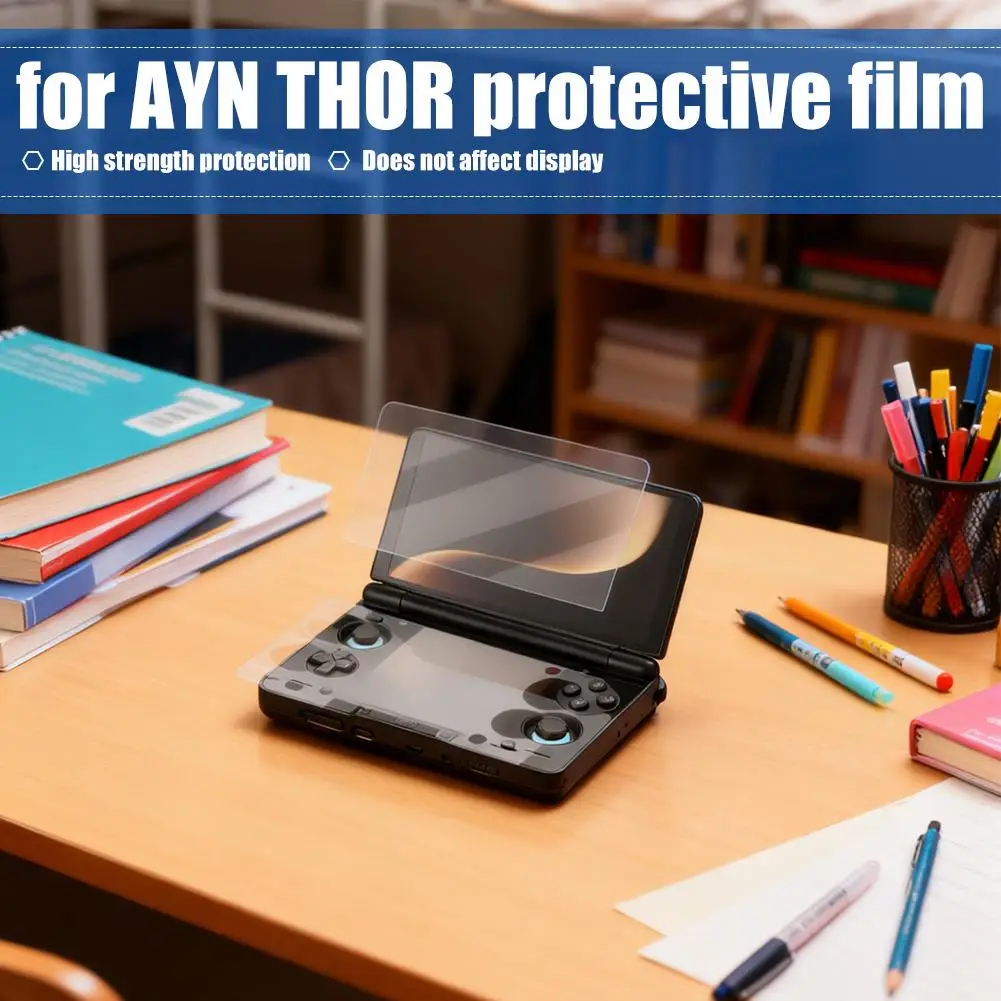For AYN THOR Tempered Glass Screen Protector Scratch-resistant Film Dual Screen HD Glass Screen Protector Game Accessories thumbnail 2
