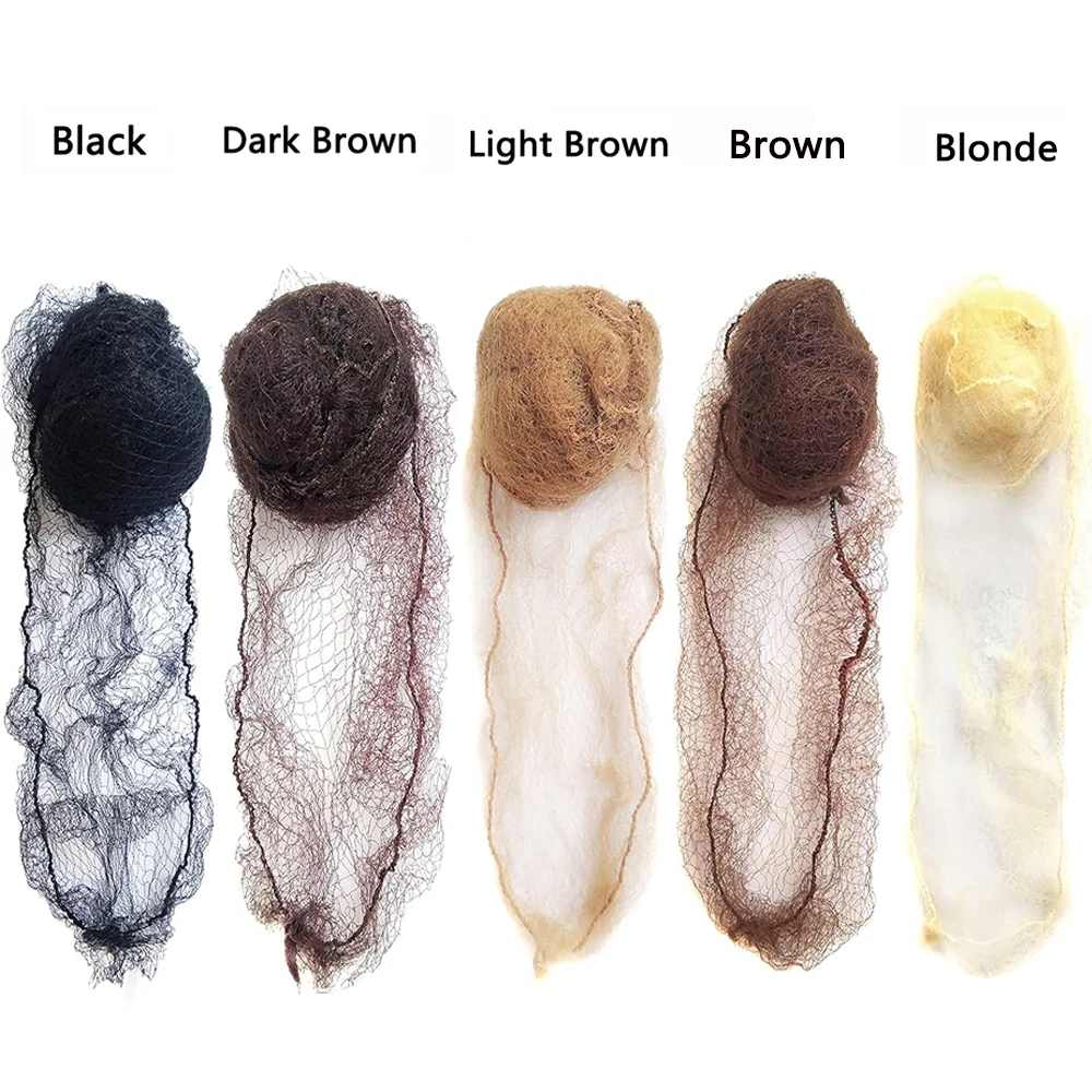 20Pcs Nylon Hair Net for Bun Black Blonde Brown 5mm Durable Mesh Hair Styling Tool for Wigs Hair Net for Hair Style thumbnail 2