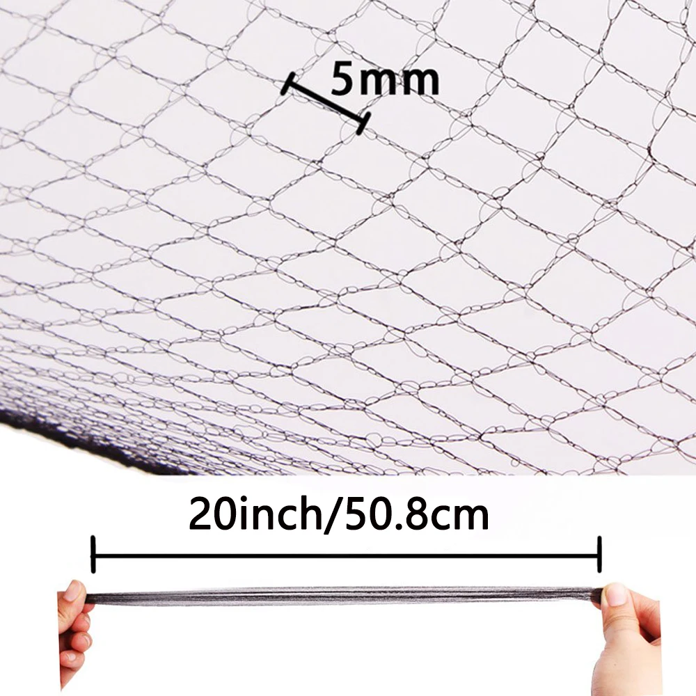 20Pcs Nylon Hair Net for Bun Black Blonde Brown 5mm Durable Mesh Hair Styling Tool for Wigs Hair Net for Hair Style thumbnail 5