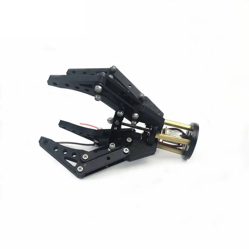 3D Printed 4 Fingers Mechanical Arm Clamp Robot Gripper N20 Motor Clip Acrylic Robot Gripper For Drone Robot Claw DIY Kit thumbnail 5