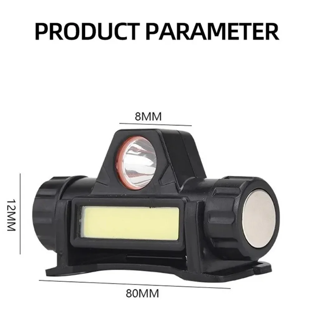 Rechargeable COB LED USB Headlamp Strong Magnetic Powerful Headlight Super Bright Waterproof Head Torch For Outdoor Fishing thumbnail 2