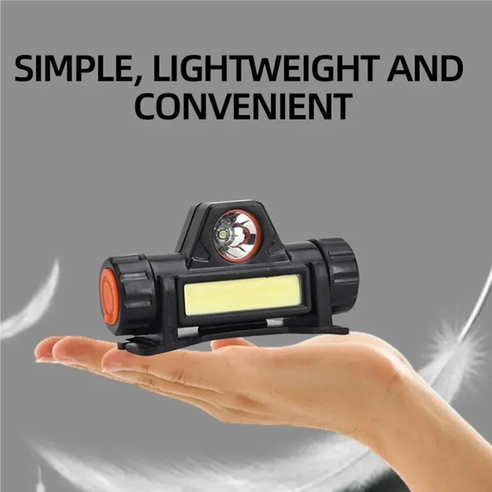 Rechargeable COB LED USB Headlamp Strong Magnetic Powerful Headlight Super Bright Waterproof Head Torch For Outdoor Fishing thumbnail 5