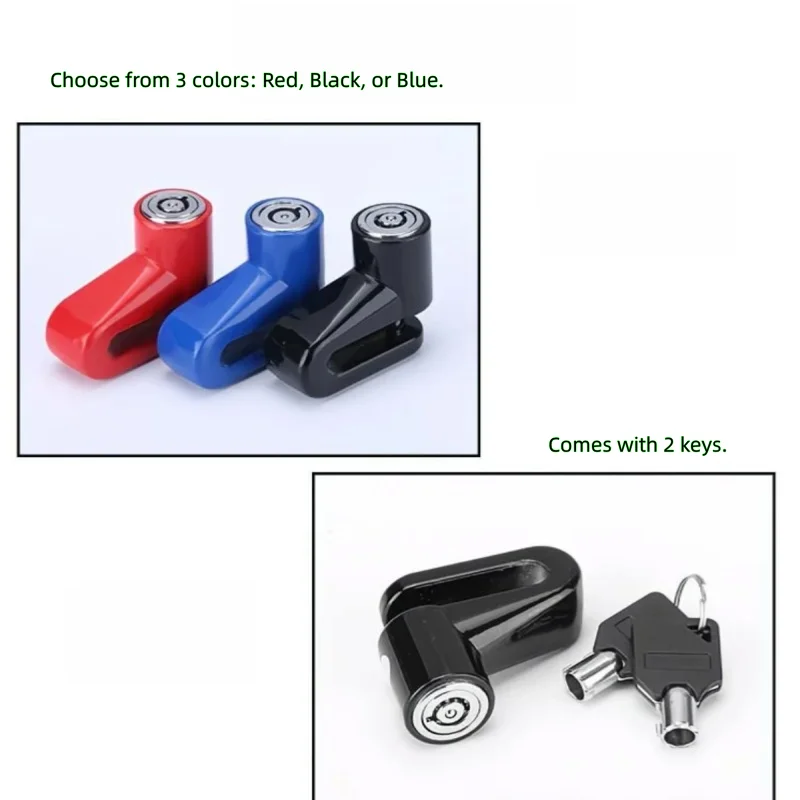 Universal Motorcycle & Bicycle Disc Brake Lock | Heavy-Duty Anti-Theft Security for Bike, Scooter and Motorbike thumbnail 6
