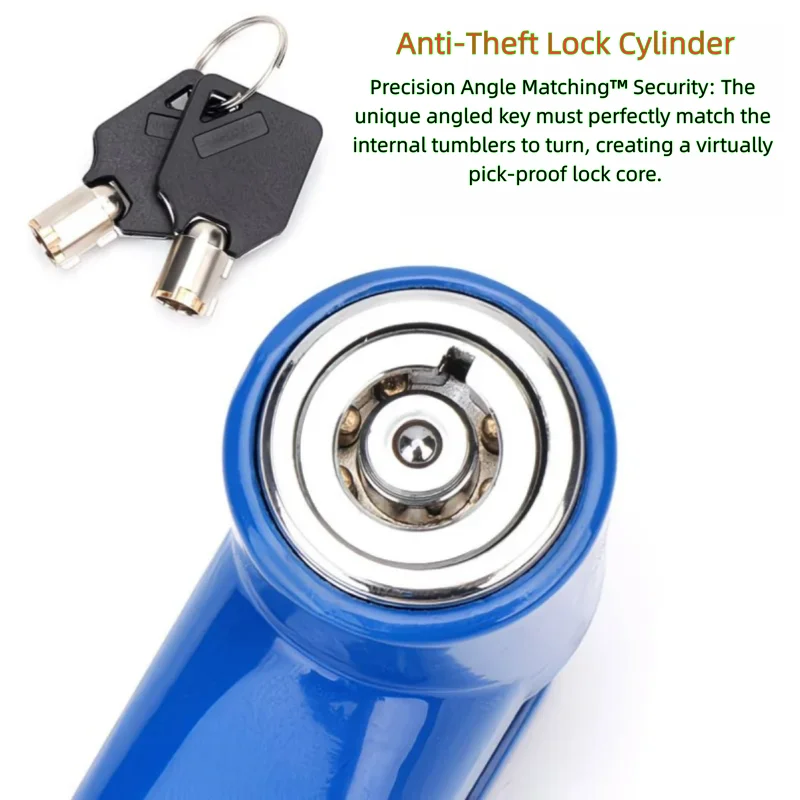 Universal Motorcycle & Bicycle Disc Brake Lock | Heavy-Duty Anti-Theft Security for Bike, Scooter and Motorbike thumbnail 3