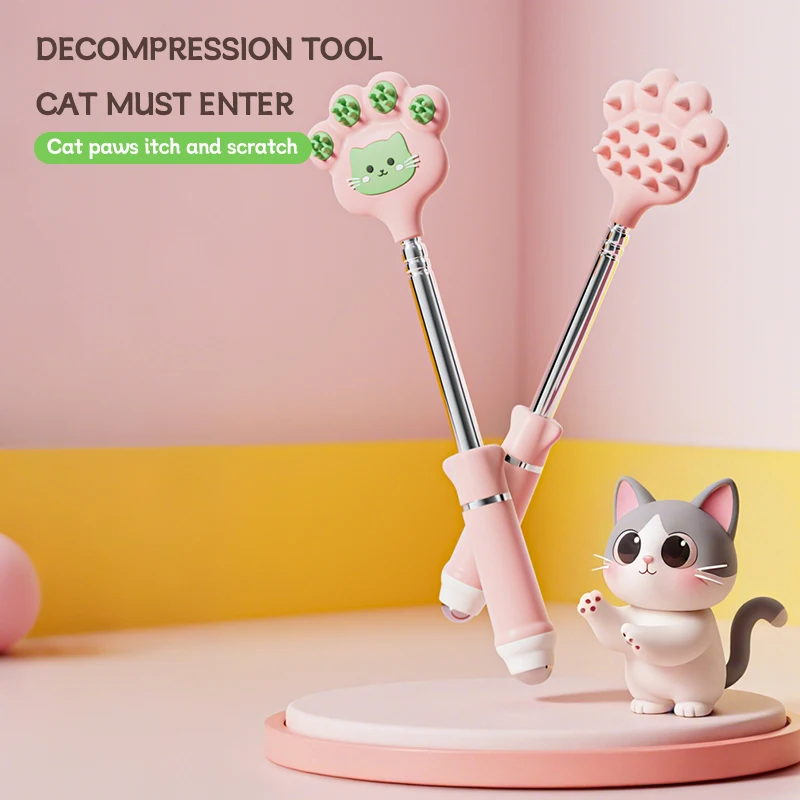 Stainless Steel Back Scratcher Telescopic Scratching Massager Extendable Itch young Woman Old Man Happy Health Products thumbnail 3