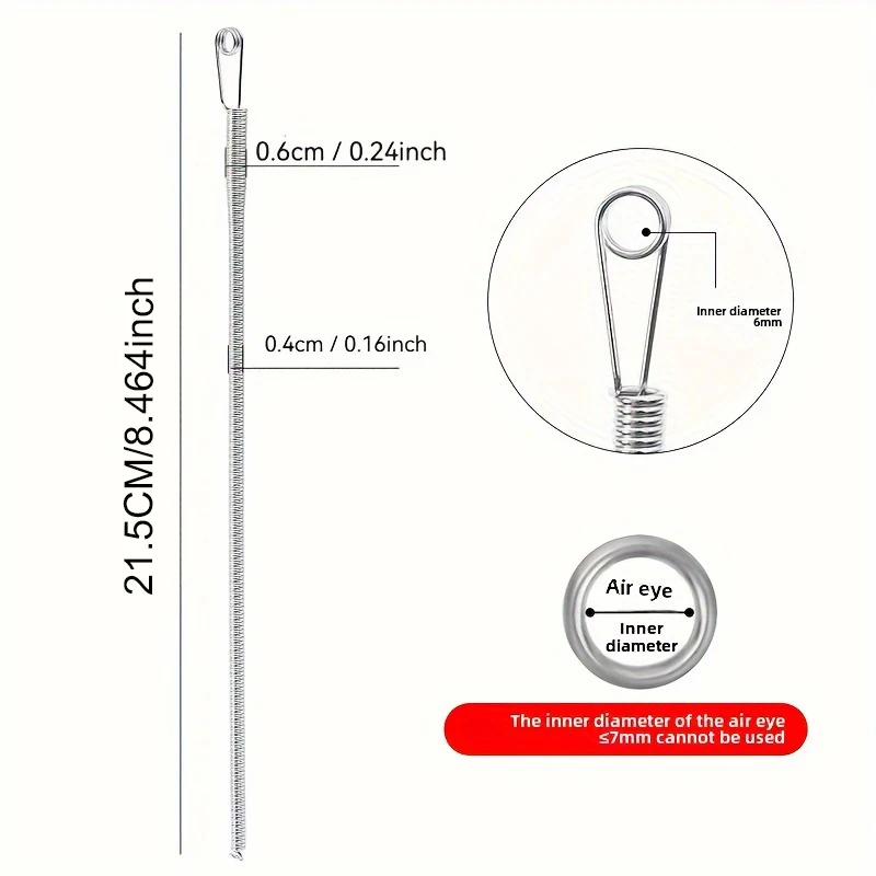 Bendable Spring Drawstring Threader Clip Pants Hoodies Elastic Band Lace Cord Flexible Drawstring Thread DIY Sewing Accessories thumbnail 3