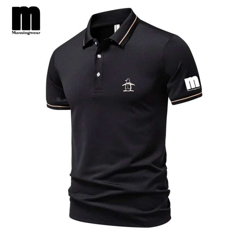 Golf Clothing 2026 Summer New Luxury High Quality Fast Drying Fashion Men's and Women's Sports Short Sleeve Top Golf Polo Shirt thumbnail 3