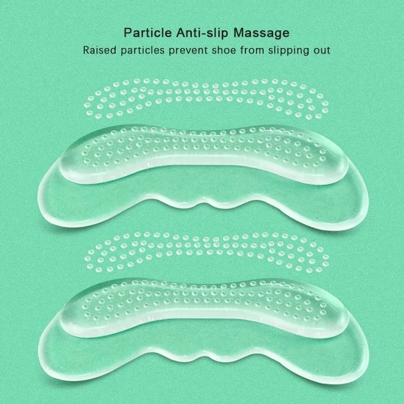 Anti-Wear Shoe Heel Pad Foot Pain Relief Inserts Silicone Gel Insoles for Shoes Women High Heel Liner Grips Protector Sticker thumbnail 4