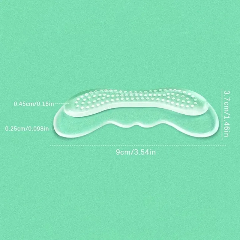 Anti-Wear Shoe Heel Pad Foot Pain Relief Inserts Silicone Gel Insoles for Shoes Women High Heel Liner Grips Protector Sticker thumbnail 6