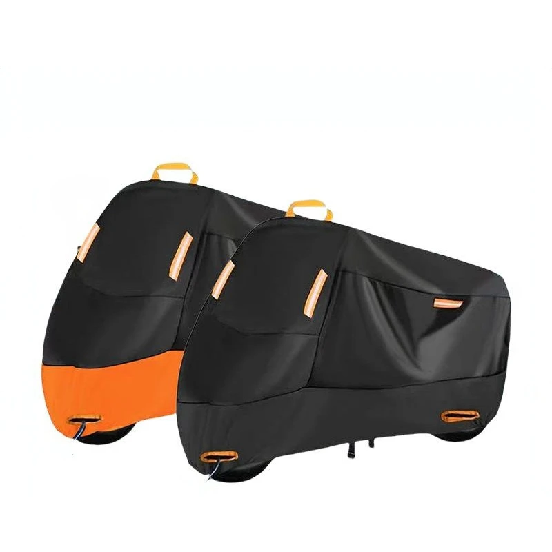 NEW Motorcycle Cover Outdoor Waterproof Tarpaulin Thickened Polyester UV Protective Cover for Motorcycle Scooters