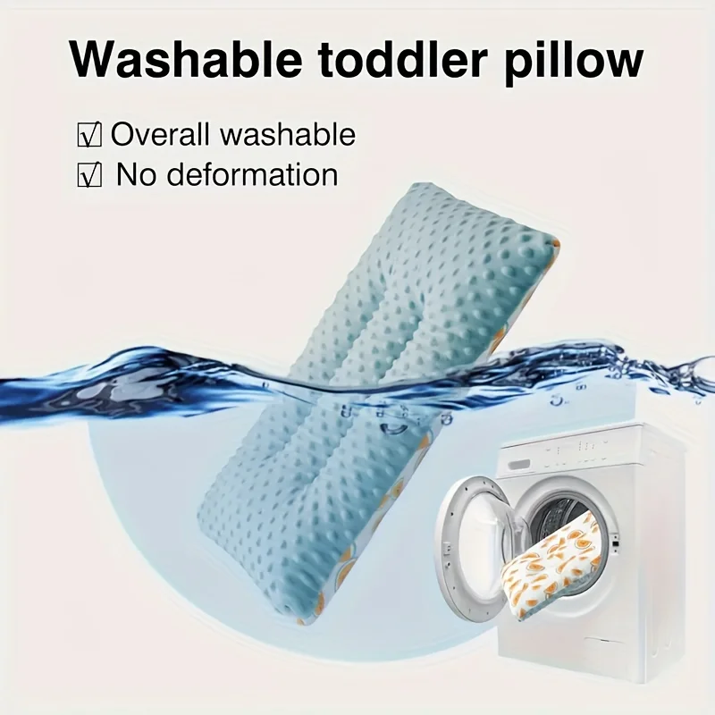 Plush Comfort Pillow for Children, Available in Various Colors, All-Season Double-Sided Ergonomic Support, for Peaceful Sleep and as a Holiday Gift for Boys and Girls thumbnail 5