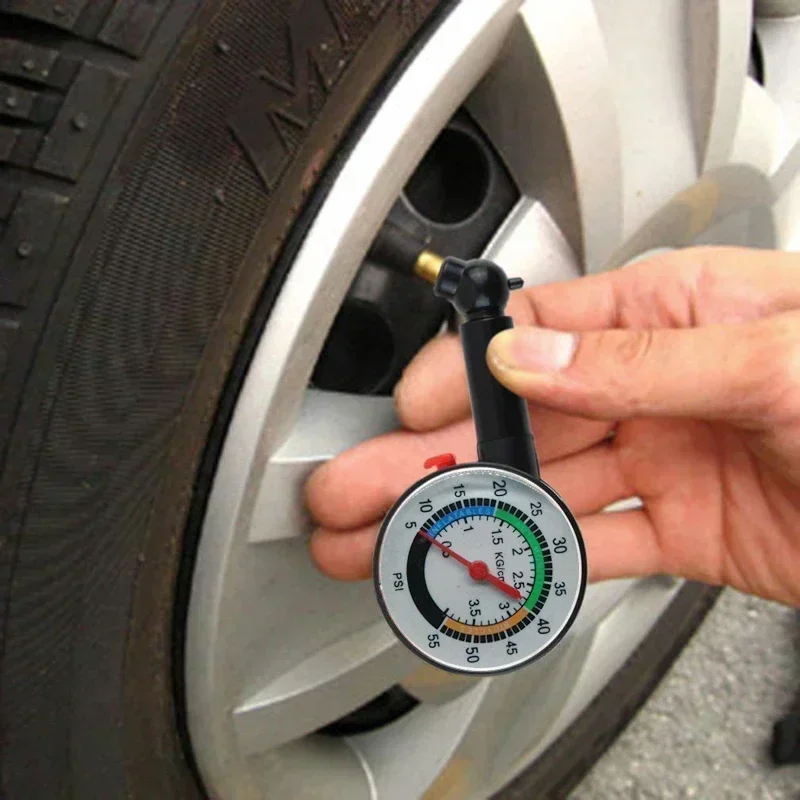 High Precision Automotive Tire Pressure Gauge, Portable Mechanical Tire Deflation Pointer, Pressure Gauge, Tire Monitoring Table thumbnail 4