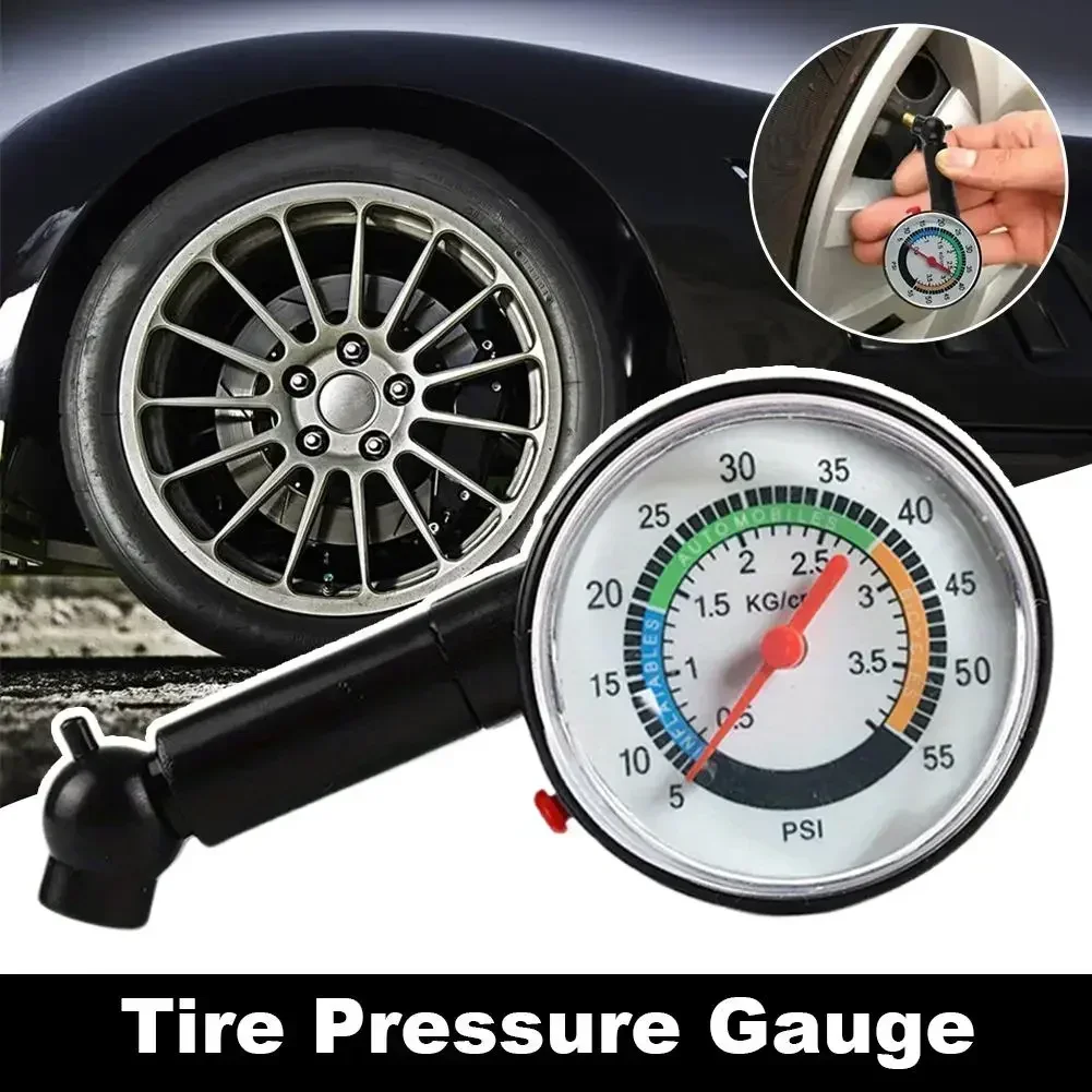 High Precision Automotive Tire Pressure Gauge, Portable Mechanical Tire Deflation Pointer, Pressure Gauge, Tire Monitoring Table thumbnail 3