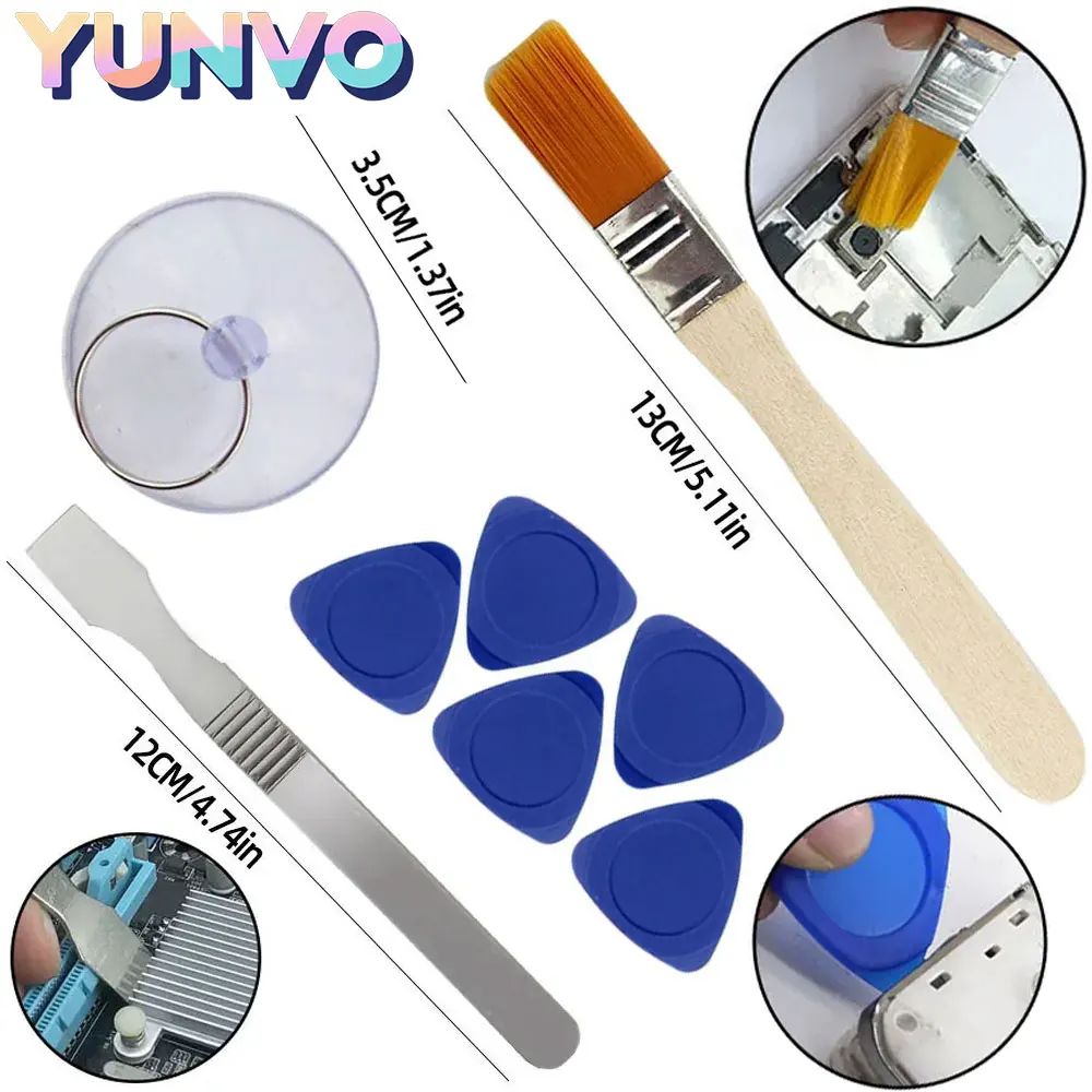 Mobile Phone Disassembly Repair Tools for Apple Android Set Opening Screwdriver Combination Skid Multi Function Disassembly Kit thumbnail 6