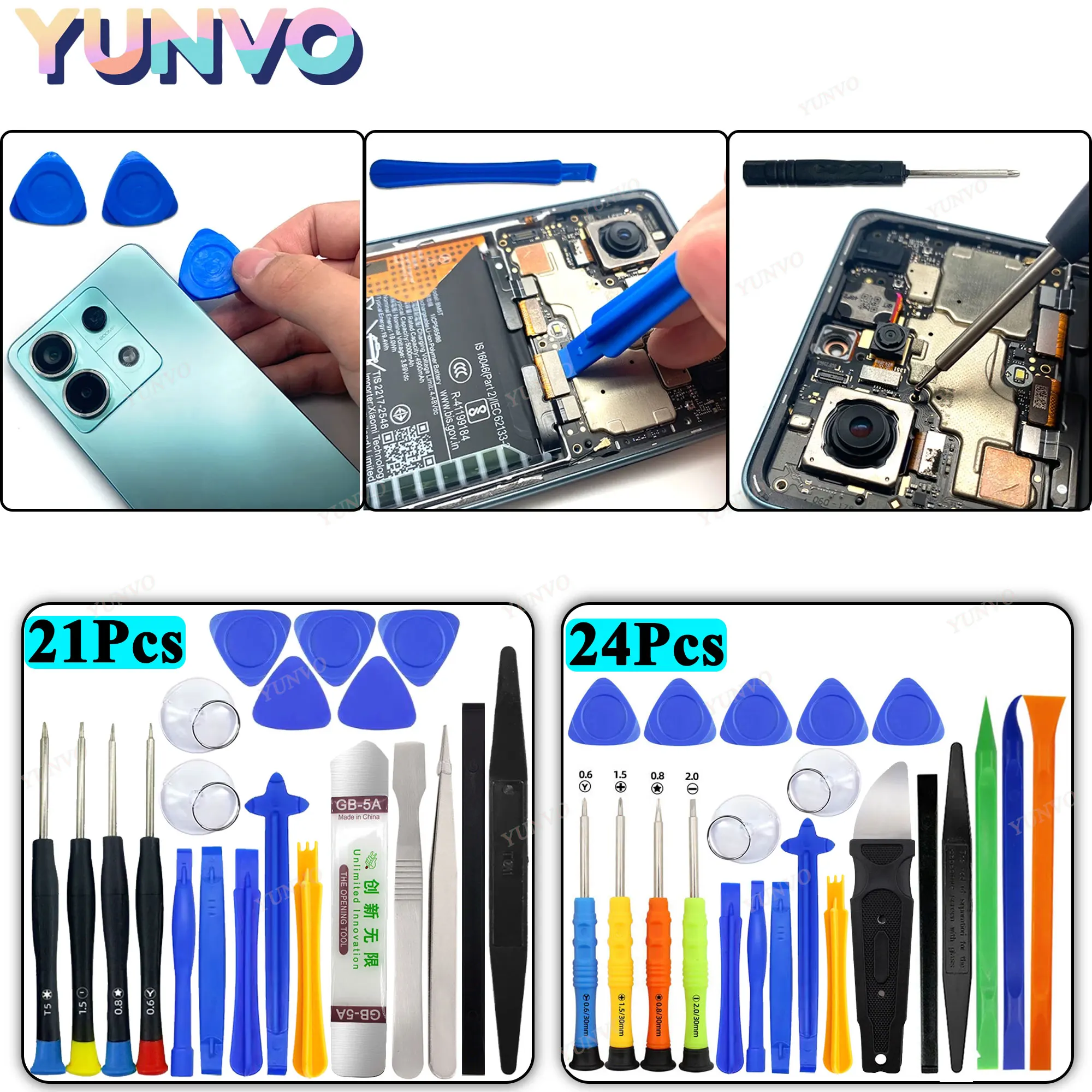 Mobile Phone Disassembly Repair Tools for Apple Android Set Opening Screwdriver Combination Skid Multi Function Disassembly Kit thumbnail 4