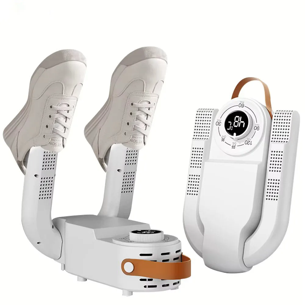 Shoe Dryer Intelligent Timer Adjustable Dryer Quick Drying Deodorizing Sterilizing Shoe Dryer Household Shoe Warmer Heater
