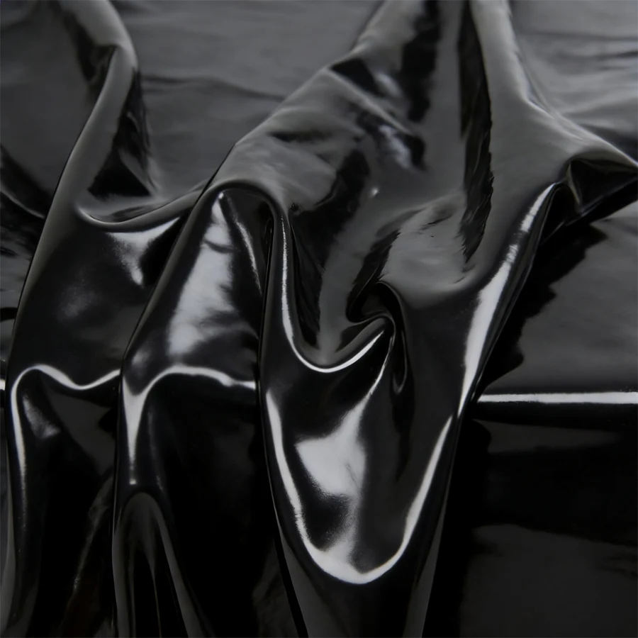 High Quality Pure Black PVC Waterproof Bed Cover Anti Fouling and Easy To Clean Household Bedding Protective Cover thumbnail 4
