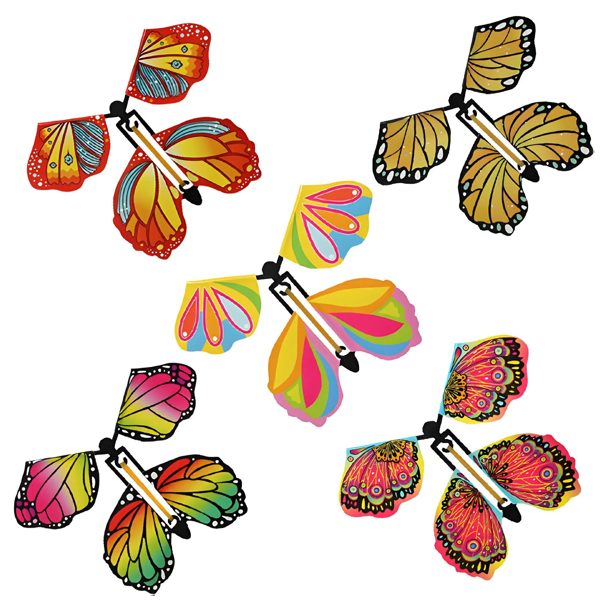 5/10/20/30/50pcs Flying Butterfly Magic Butterfly New Unique Toy Magic Prop Children's Outdoor Toy Fidget toy fidgeting spinners thumbnail 4