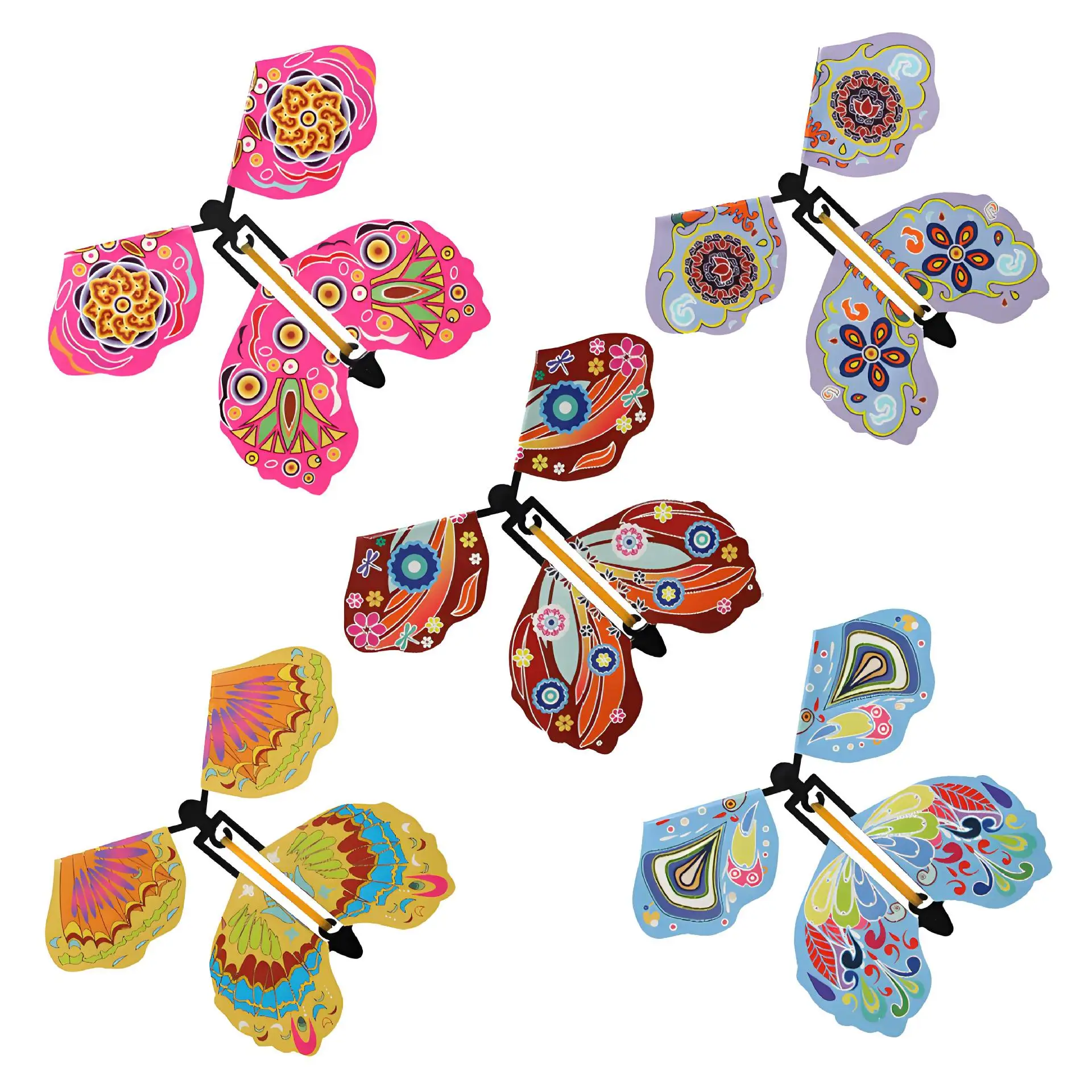 5/10/20/30/50pcs Flying Butterfly Magic Butterfly New Unique Toy Magic Prop Children's Outdoor Toy Fidget toy fidgeting spinners thumbnail 3