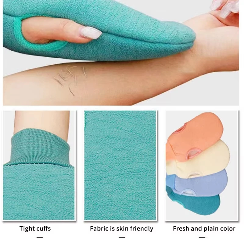 1pc Bath For Peeling Exfoliating Body Cleaning Scrub Mitt Rub Dead Skin Gloves For Shower Body Brush Towel SPA Foam Body Massage thumbnail 4