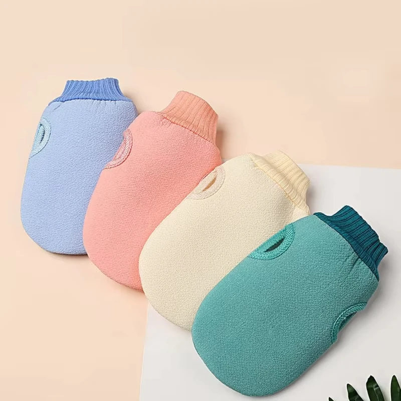 1pc Bath For Peeling Exfoliating Body Cleaning Scrub Mitt Rub Dead Skin Gloves For Shower Body Brush Towel SPA Foam Body Massage thumbnail 6