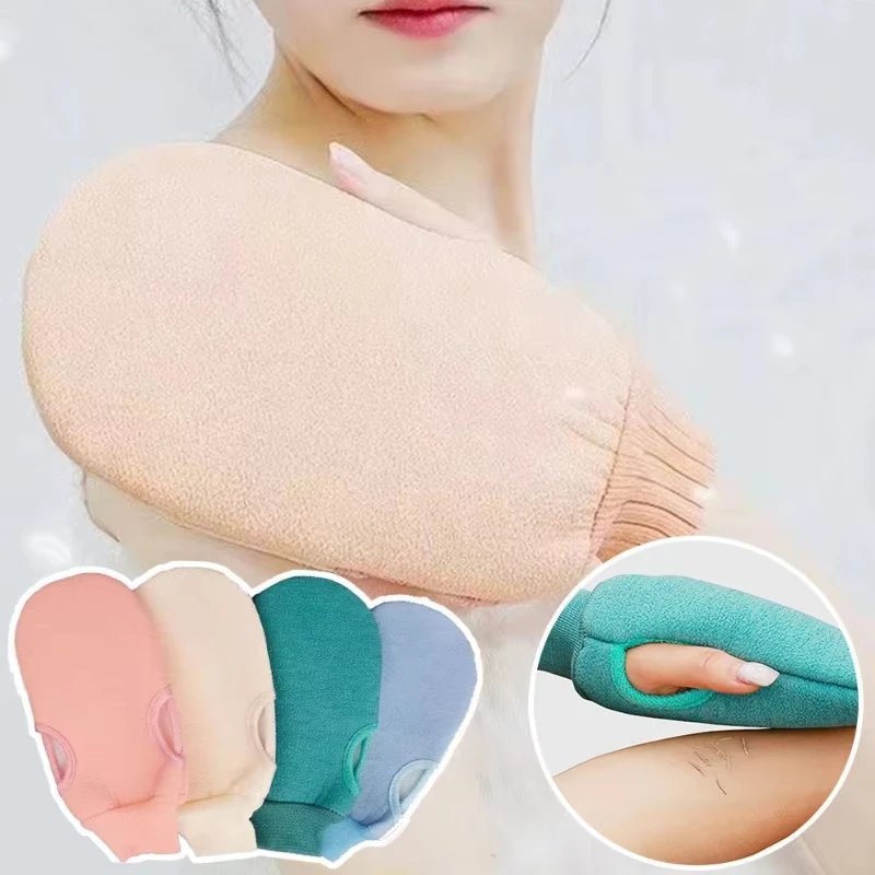 1pc Bath For Peeling Exfoliating Body Cleaning Scrub Mitt Rub Dead Skin Gloves For Shower Body Brush Towel SPA Foam Body Massage thumbnail 2