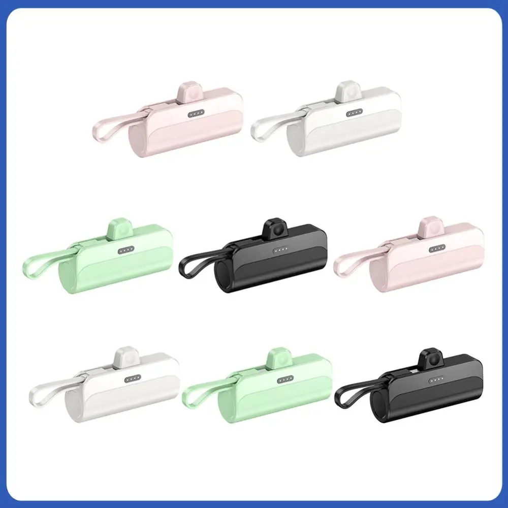 Mobile Power 5000mAh Large Capacity External Battery Pack Portable Charger Plug and Play Convenient for Home Travel