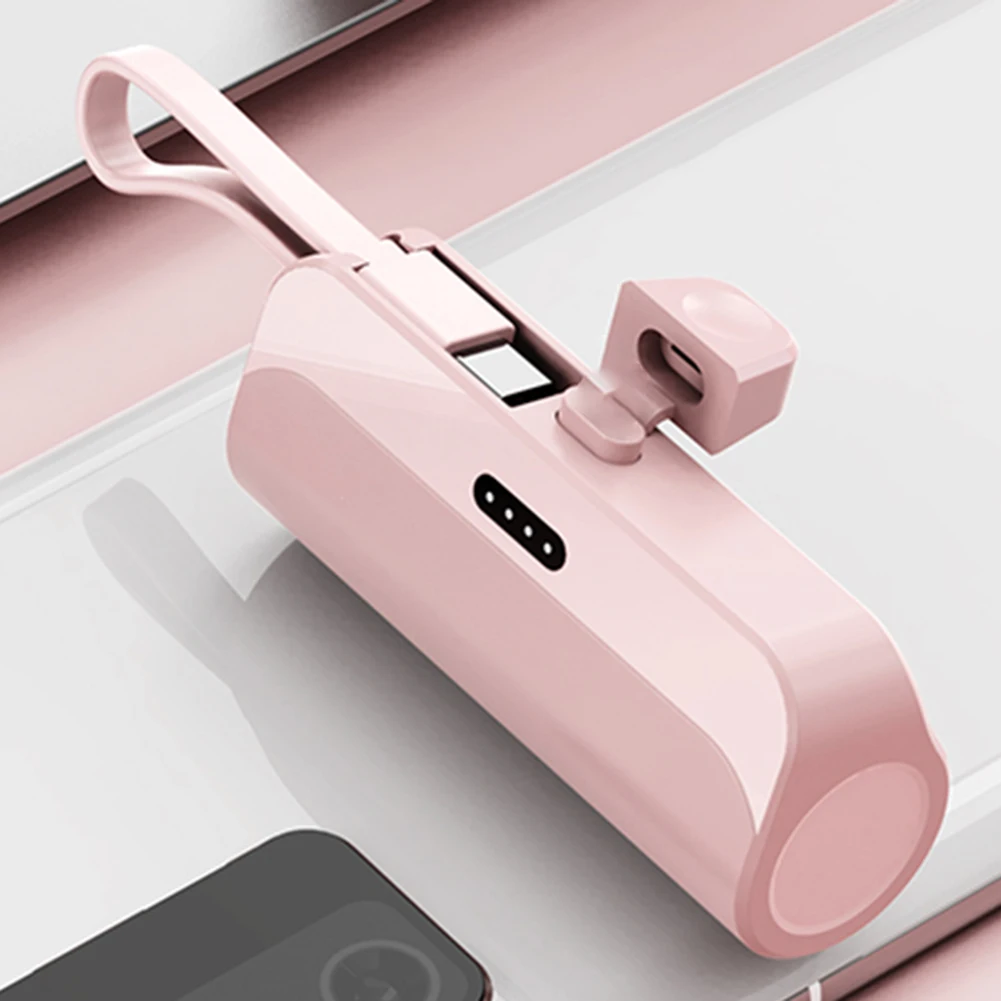 Mobile Power 5000mAh Large Capacity External Battery Pack Portable Charger Plug and Play Convenient for Home Travel thumbnail 2