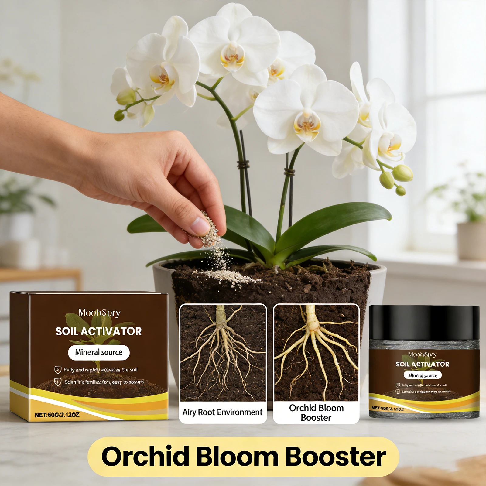 Soil Activator Promoting Growth Increasing Soil Fertility Improve Soil Structure Enhance Disease Resistance Soil Loosening Agent thumbnail 3