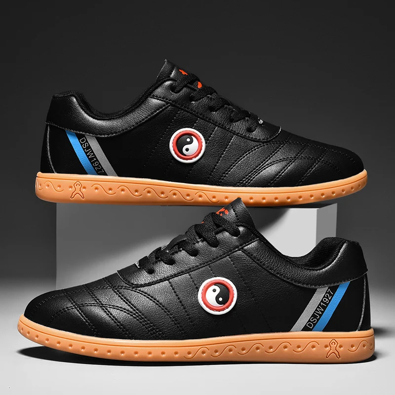 New Season Outdoor Tai Chi Kung Fu Sports Shoes Couple Style Bull Tendon Bottom Martial Arts Men Training Shoes Comfortable thumbnail 2