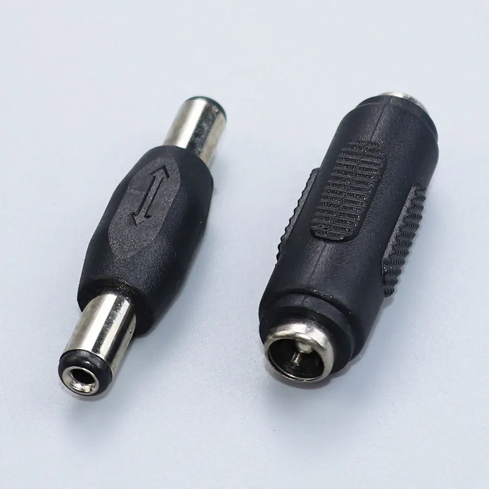 JCD 5.5mm*2.1mm Male Female DC Power Connector 5.5 x 2.1mm Adapter Jack Socket For CCTV Security Camera LED Strip Adaptor thumbnail 3