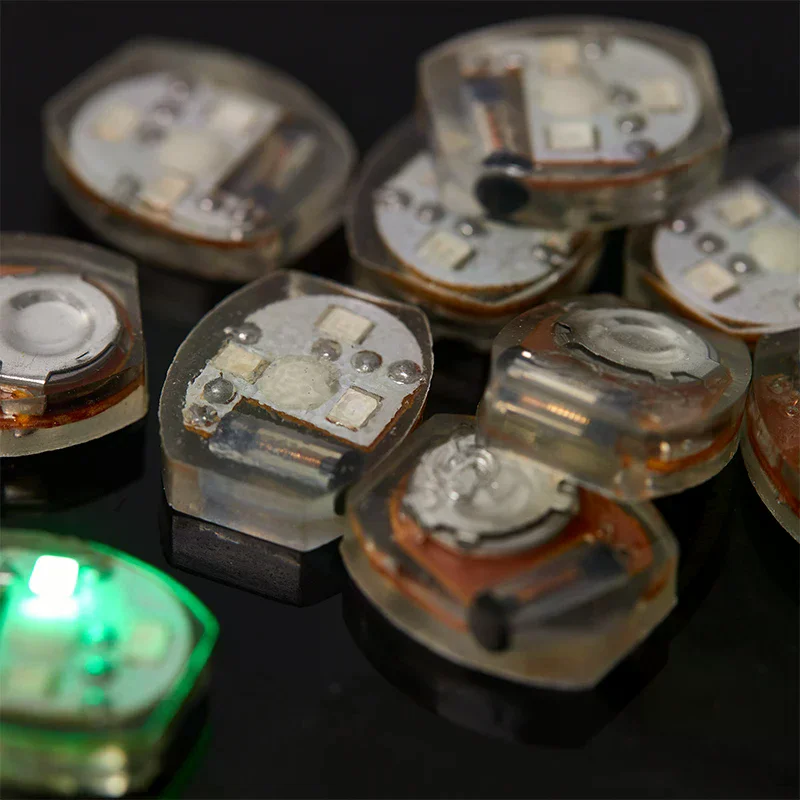 10Pcs Shoe Light Movement Electronics Lamp Accessories Vibrating Light Hole Shoes  Lamp Parts thumbnail 5