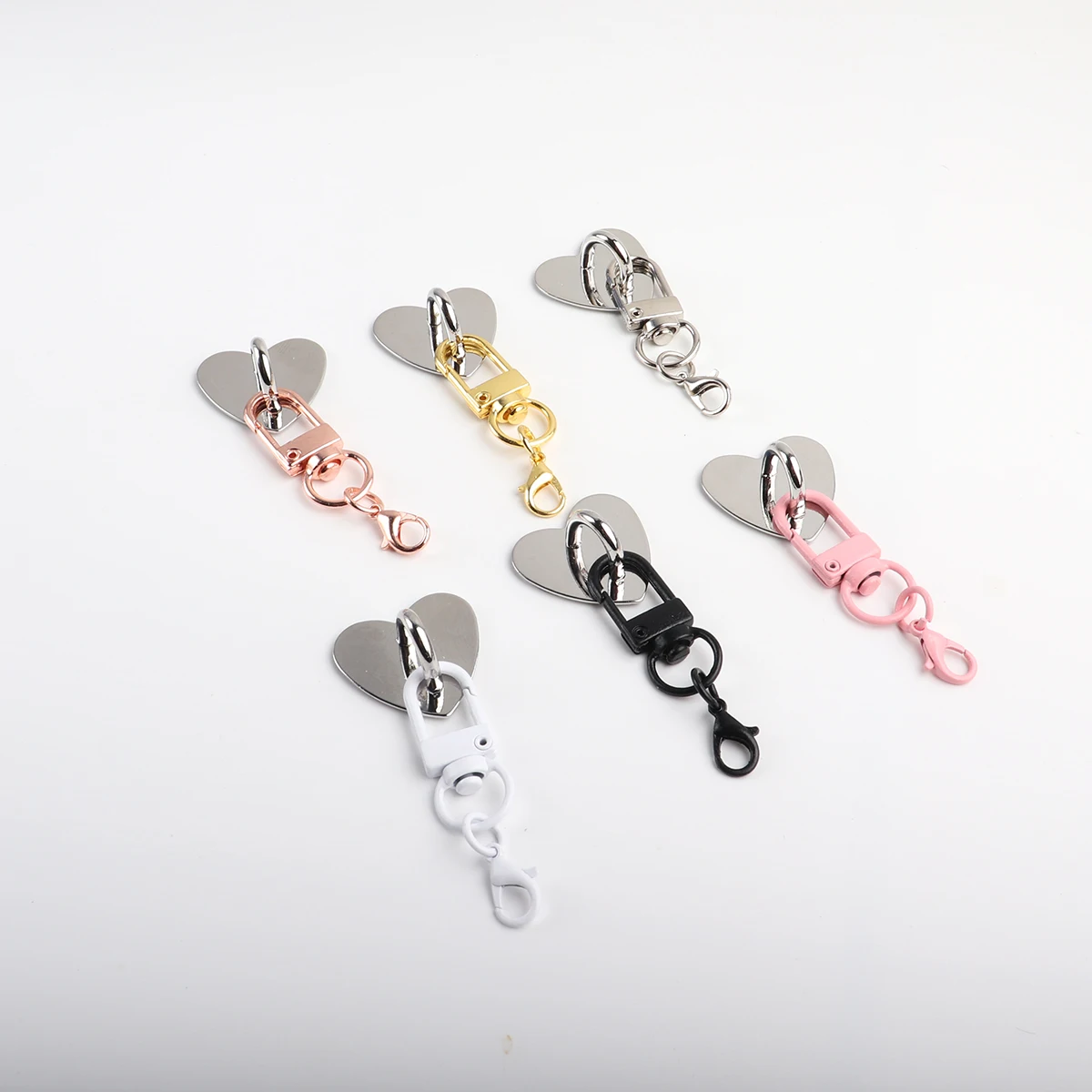 3-in-1 Adhesive Phone Case Bag Metal Love Star Moon Butterfly Flower Style Hardware Accessories Handmade Decoration Lanyard thumbnail 3