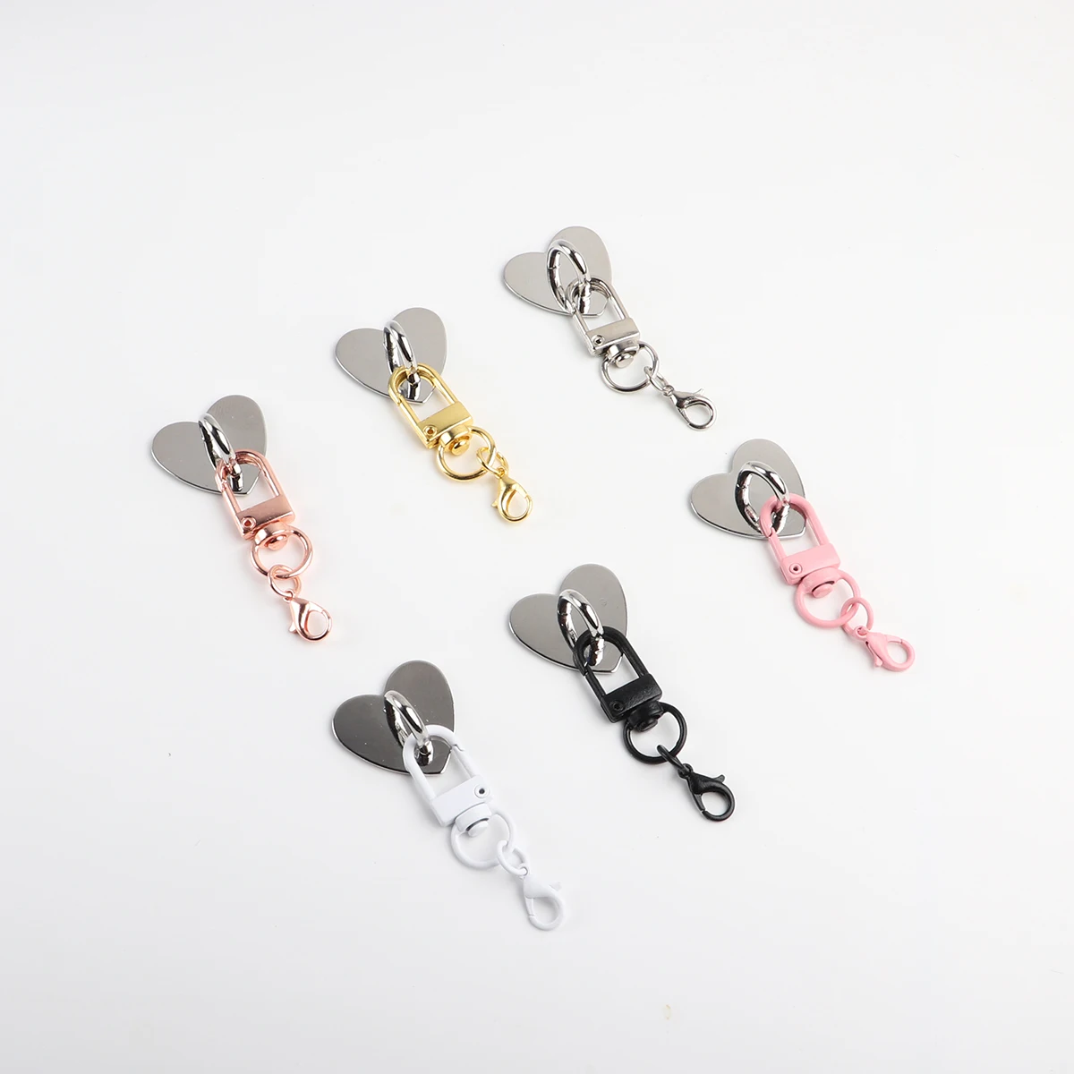 3-in-1 Adhesive Phone Case Bag Metal Love Star Moon Butterfly Flower Style Hardware Accessories Handmade Decoration Lanyard thumbnail 2