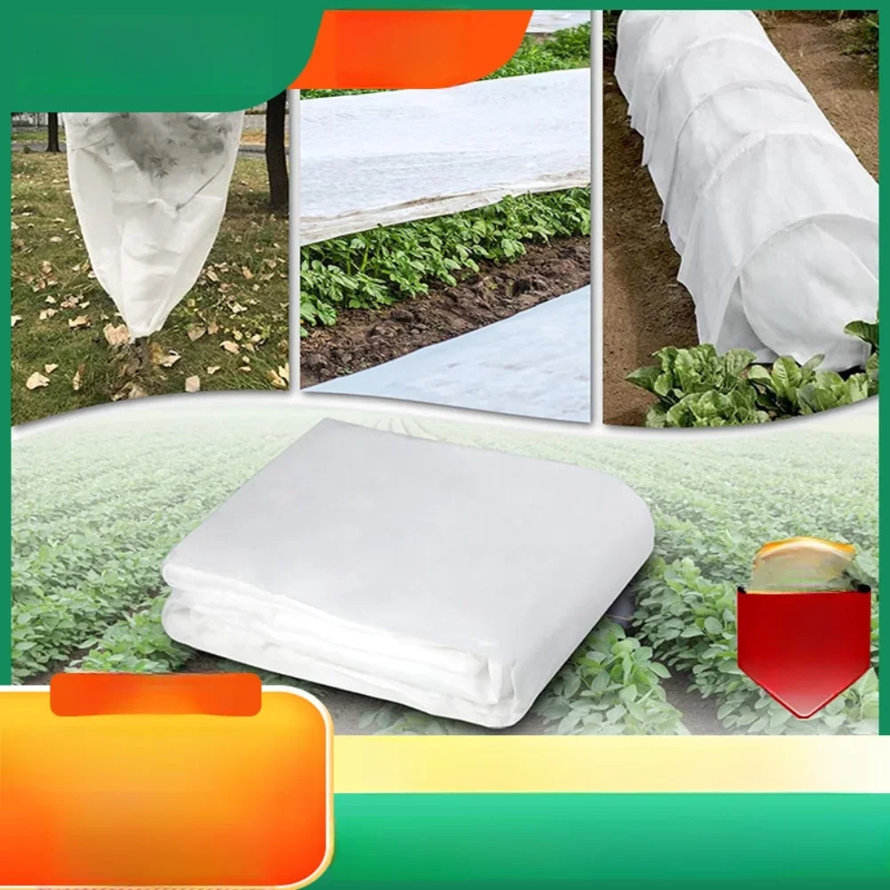 White Frost Protection Plant Covers 3x5m For Outdoor Garden Vegetables And Flowers Easy To Cut And Secure For Winter Freeze thumbnail 2