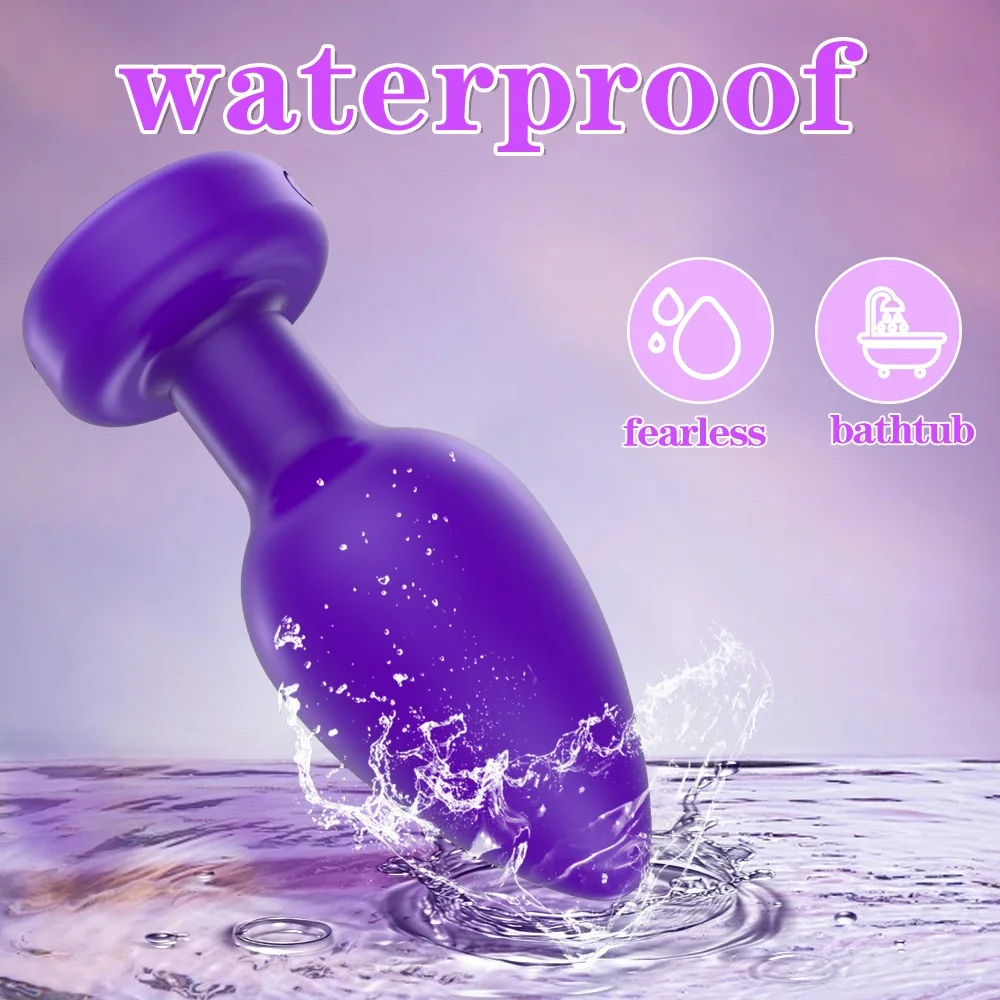 Anal Vibrator Wireless Butt Plug Men Remote Prostate Massager Female Control Vagina Masturbator for Adult Sex Toys Women Men Gay thumbnail 4