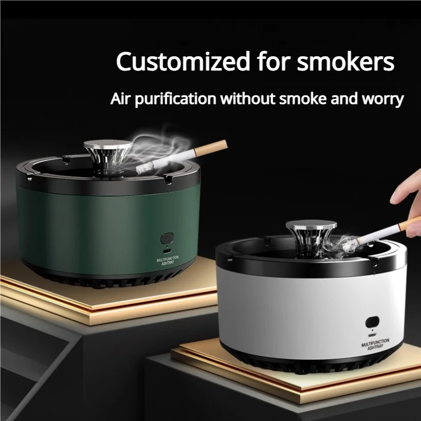 Usb Charging Intelligent Ashtray Air Purifier Instantly Removes Second-hand Smoke And Tobacco Smell