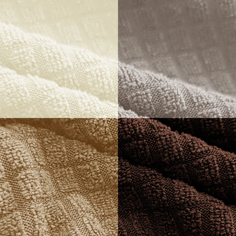 Waterproof Solid Color Jacquard Pillow Cover for Sofa Office Waist Cushion Cover Home Decorative Pillowcase Decoration 45x45 thumbnail 3