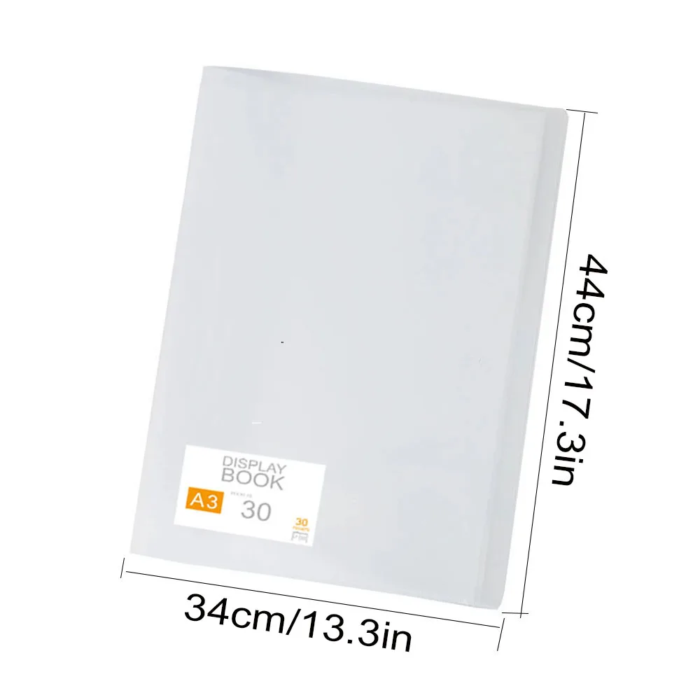 30 Pages Diamond Painting Storage Book Portfolio Presentation Storage Book Clear Pockets Folder Photo Album Stationery Tool thumbnail 2