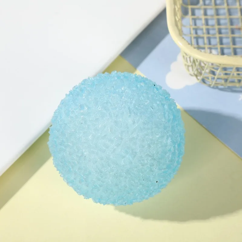 Ice Ball Maltose Squishy Toys Blue Mochi Sensory Fidgets Toy Simulated Transparent Anti Stress Slow-rebound Decompression Toy thumbnail 5