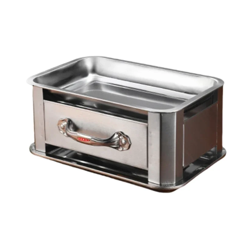 2025Single Home Restaurant Carbon Oven Small Stainless Steel Alcohol Oven Small Portion Fish Oven Commercial