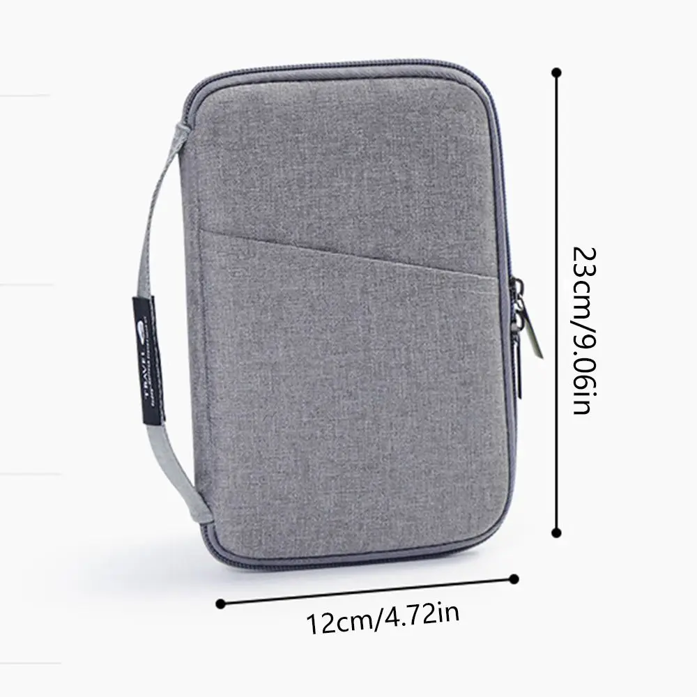 Travel Accessories Travel Wallet OX Cloth Zipper Family Passport Holder Ticket Holder Passport Protective Cover Document Case thumbnail 6