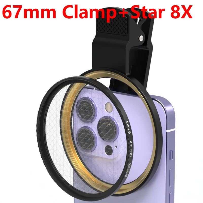 Phone holder Star Camera Lens Filter For all smartphones Mobile accessories thumbnail 3