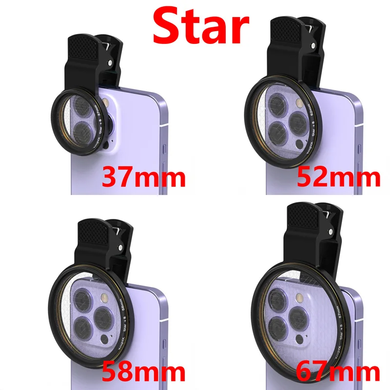 Phone holder Star Camera Lens Filter For all smartphones Mobile accessories thumbnail 2