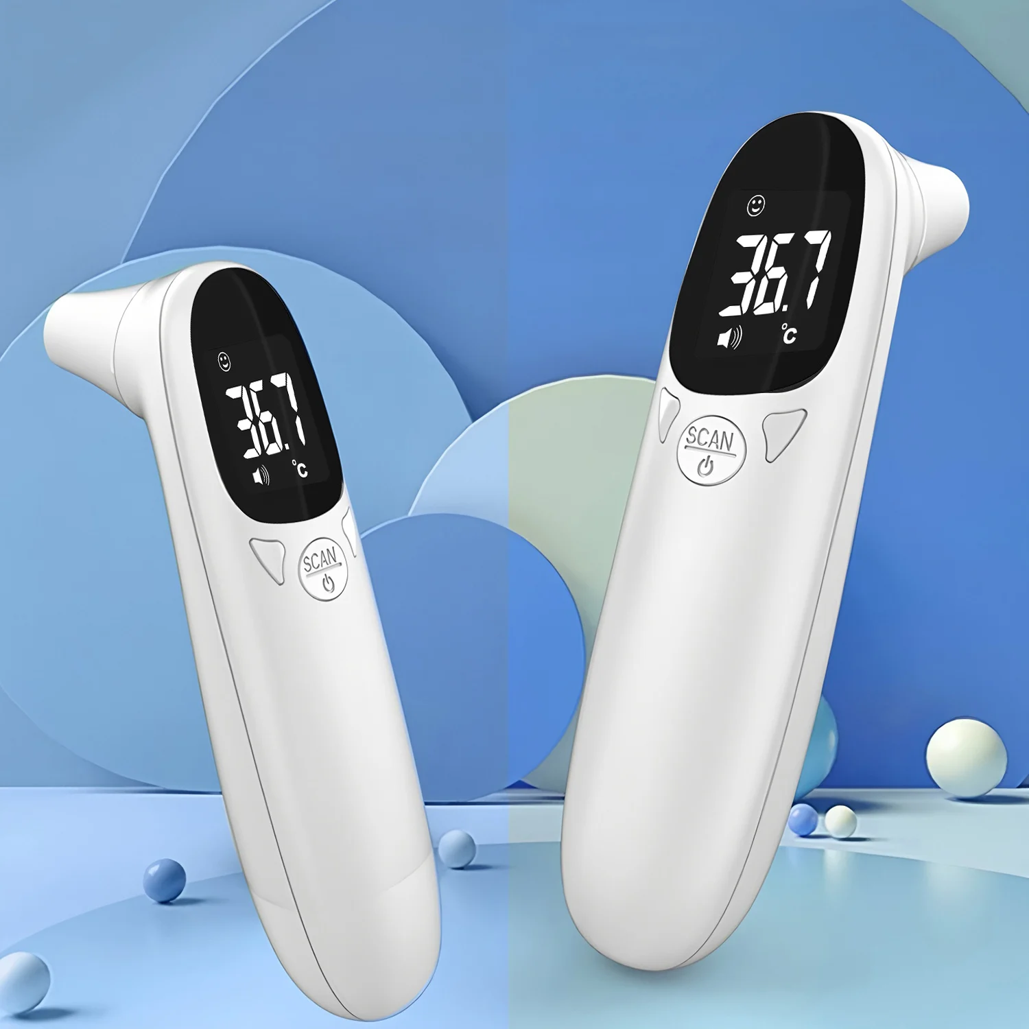 Medical Body Thermometer Multi function Temperature Meter Home Non-contact for Child Adult Fever Measure Tool Ear Thermograph