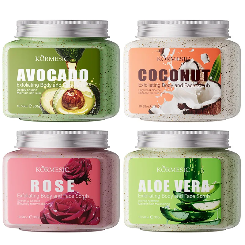 KORMESIC Avocado Facial Scrub Body Cream Lotion Moisturizing Deep Anti Wrinkle Gentle Tender Exfoliation Skin Care thumbnail 4